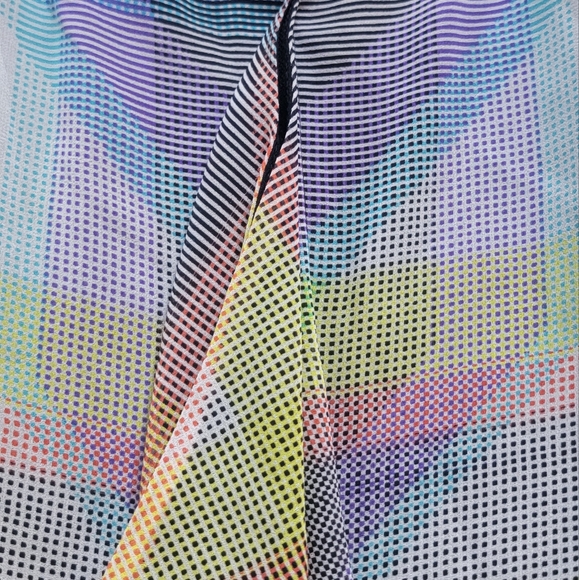 Rachel Roy xs Multicolor Chain Strap Tank Top Flowy Summer Party - Picture 4 of 5